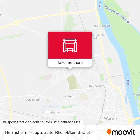 Карта Herrnsheim, Hauptstraße
