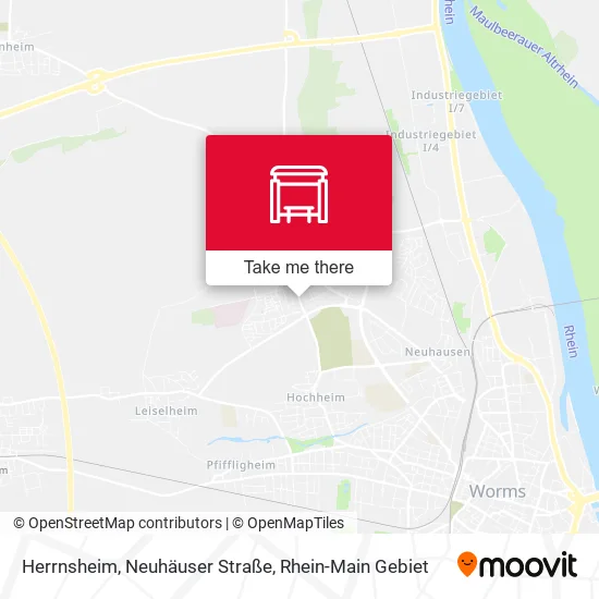 Карта Herrnsheim, Neuhäuser Straße