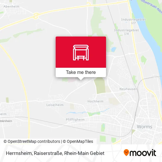 Карта Herrnsheim, Raiserstraße