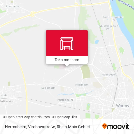 Карта Herrnsheim, Virchowstraße