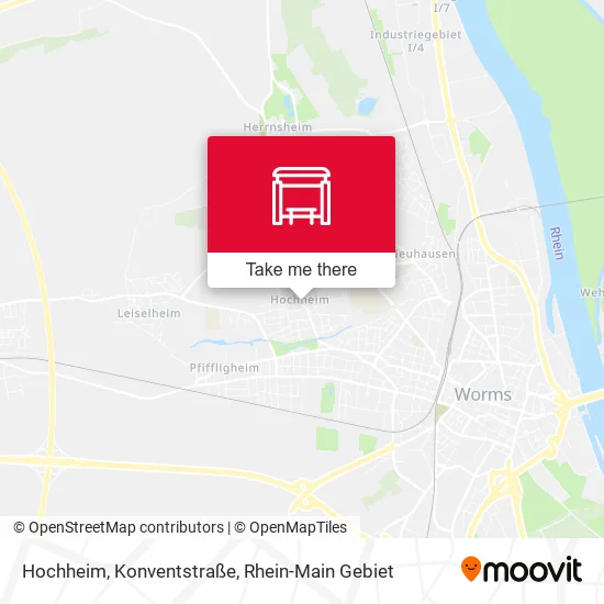 Карта Hochheim, Konventstraße
