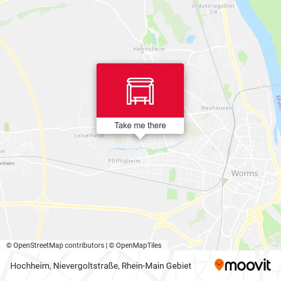 Карта Hochheim, Nievergoltstraße