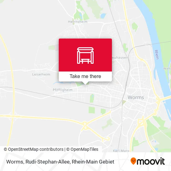 Карта Worms, Rudi-Stephan-Allee