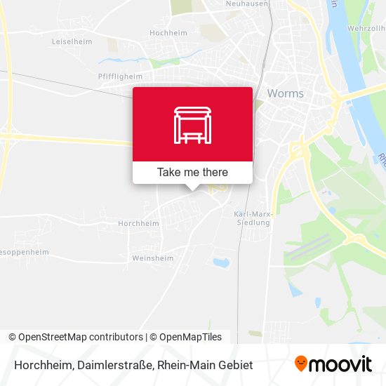 Horchheim, Daimlerstraße map