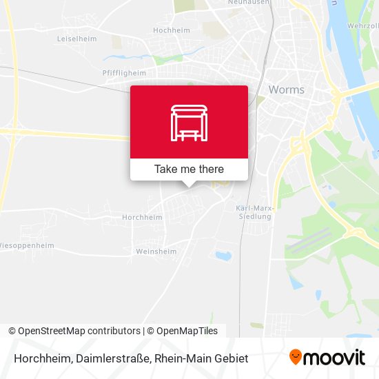 Horchheim, Daimlerstraße map