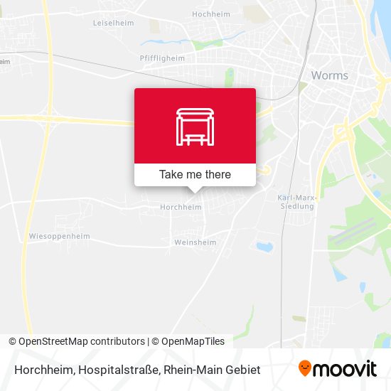 Horchheim, Hospitalstraße map