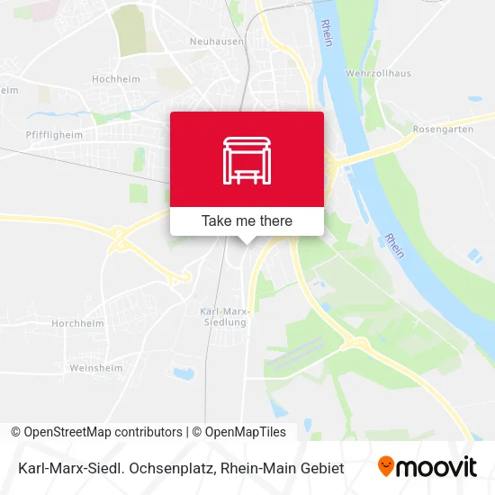 Карта Karl-Marx-Siedl. Ochsenplatz