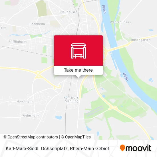 Карта Karl-Marx-Siedl. Ochsenplatz