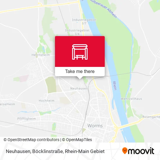 Карта Neuhausen, Böcklinstraße