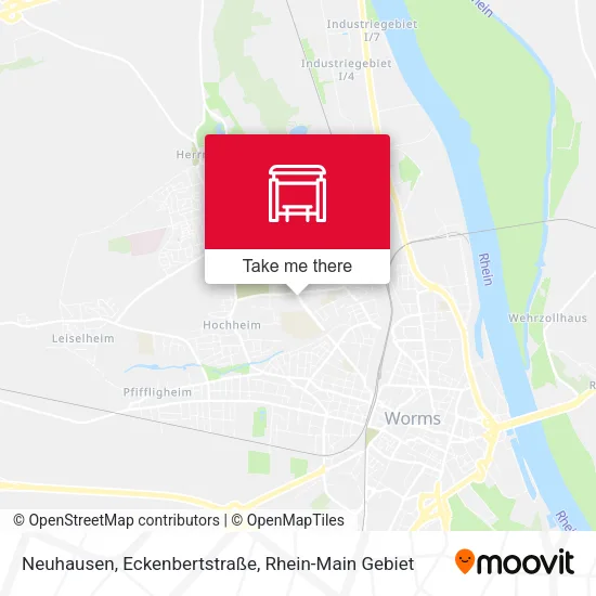Карта Neuhausen, Eckenbertstraße