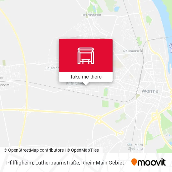 Карта Pfiffligheim, Lutherbaumstraße