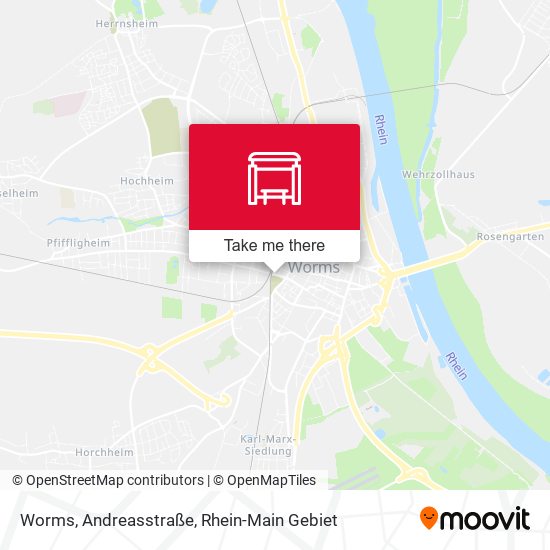 Карта Worms, Andreasstraße