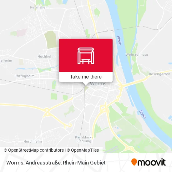 Карта Worms, Andreasstraße