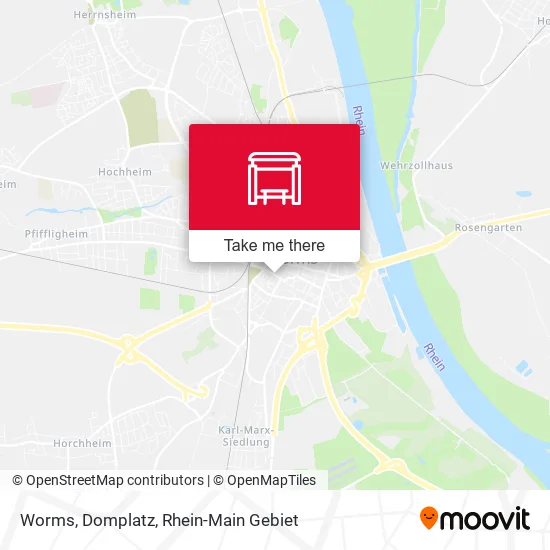 Карта Worms, Domplatz