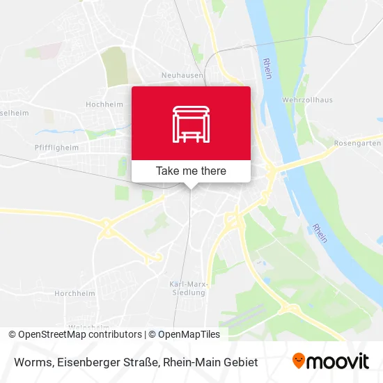 Карта Worms, Eisenberger Straße