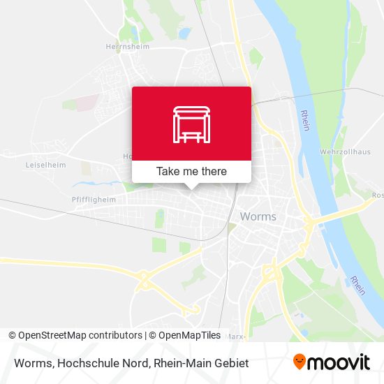 Карта Worms, Hochschule Nord