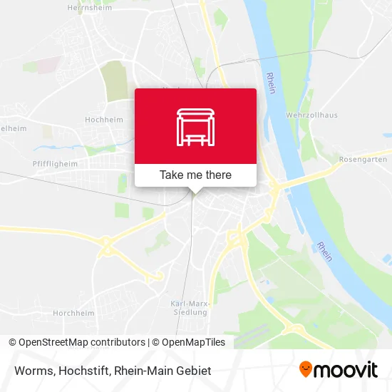 Карта Worms, Hochstift