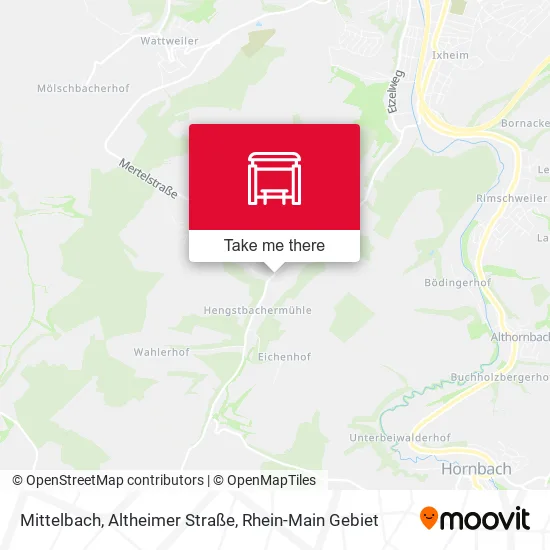 Карта Mittelbach, Altheimer Straße