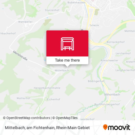 Mittelbach, am Fichtenhain map