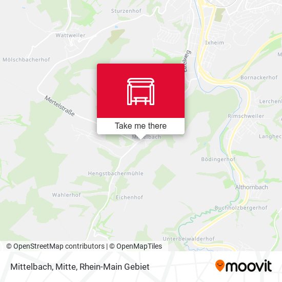 Карта Mittelbach, Mitte