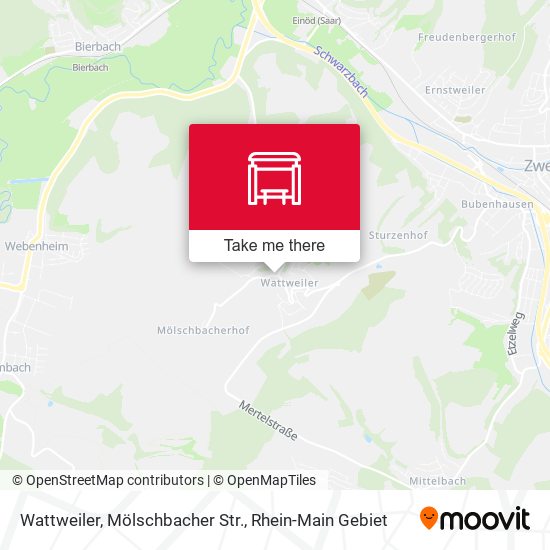 Wattweiler, Mölschbacher Str. map