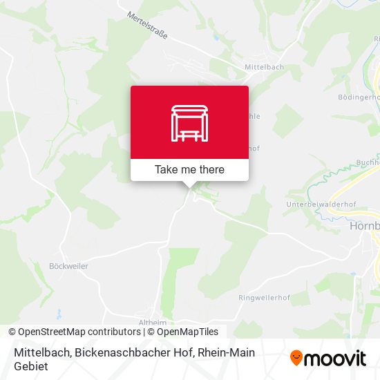 Mittelbach, Bickenaschbacher Hof map