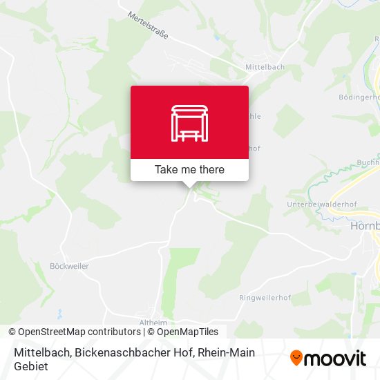 Mittelbach, Bickenaschbacher Hof map