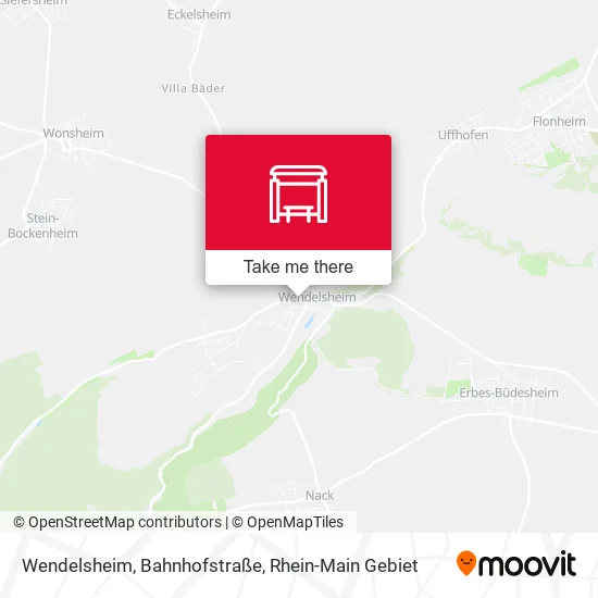 Карта Wendelsheim, Bahnhofstraße