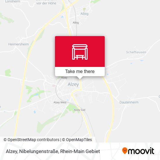 Alzey, Nibelungenstraße map