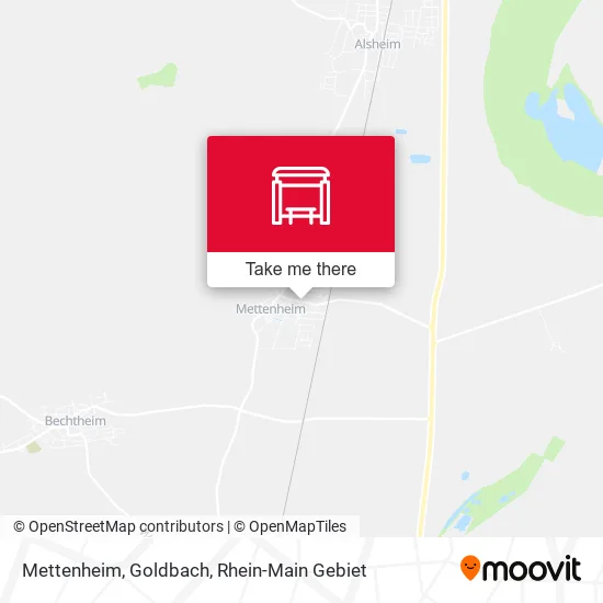 Карта Mettenheim, Goldbach