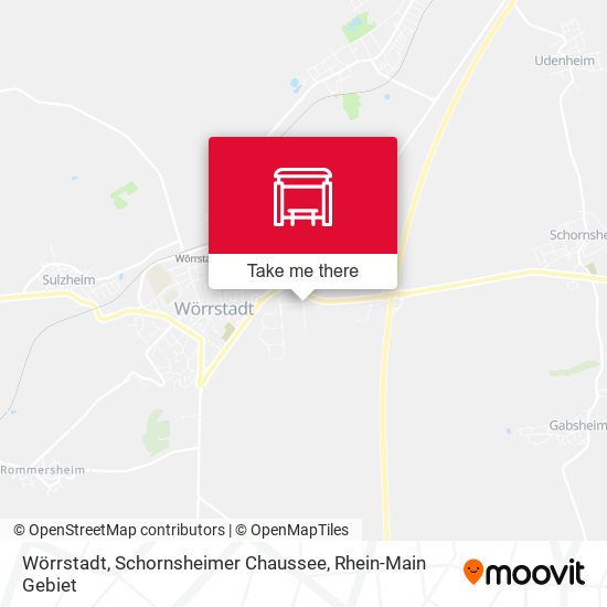 Wörrstadt, Schornsheimer Chaussee map