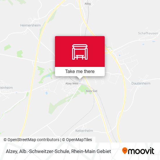 Alzey, Alb.-Schweitzer-Schule map