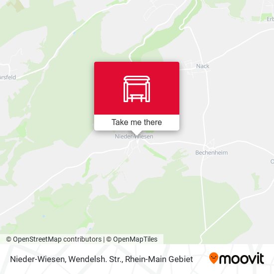Nieder-Wiesen, Wendelsh. Str. map