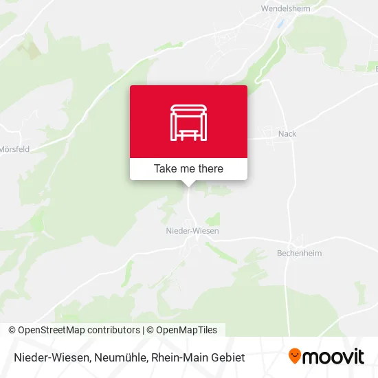 Карта Nieder-Wiesen, Neumühle