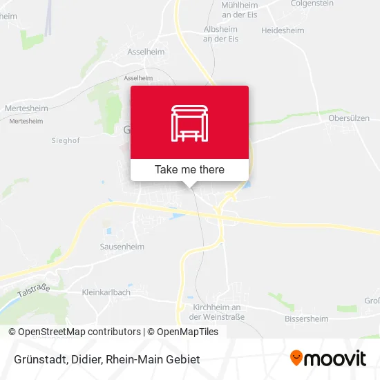 Карта Grünstadt, Didier