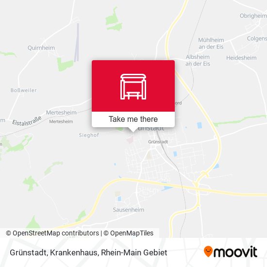 Grünstadt, Krankenhaus map
