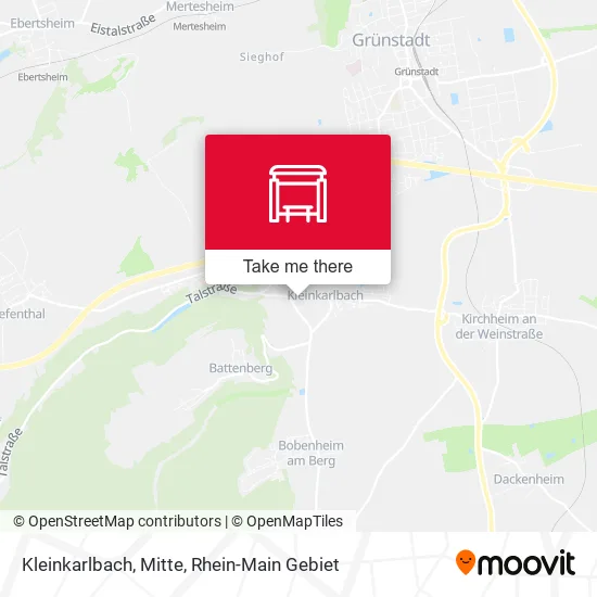 Карта Kleinkarlbach, Mitte