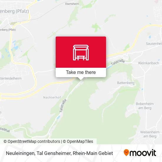 Карта Neuleiningen, Tal Gensheimer