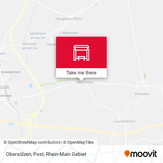 Карта Obersülzen, Post
