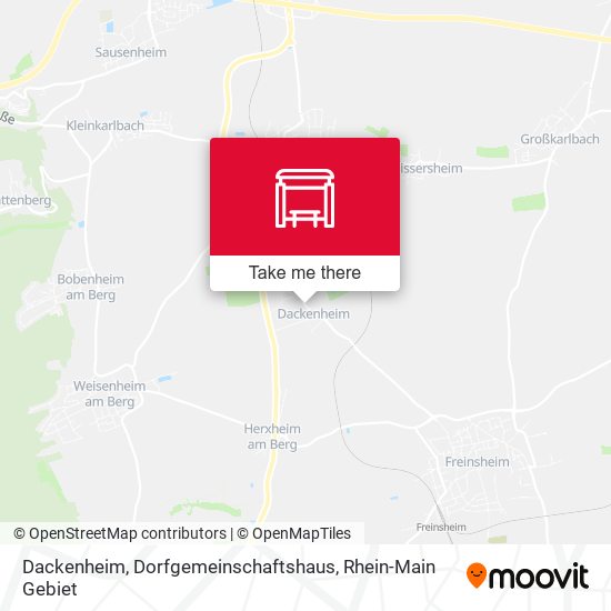 Dackenheim, Dorfgemeinschaftshaus map