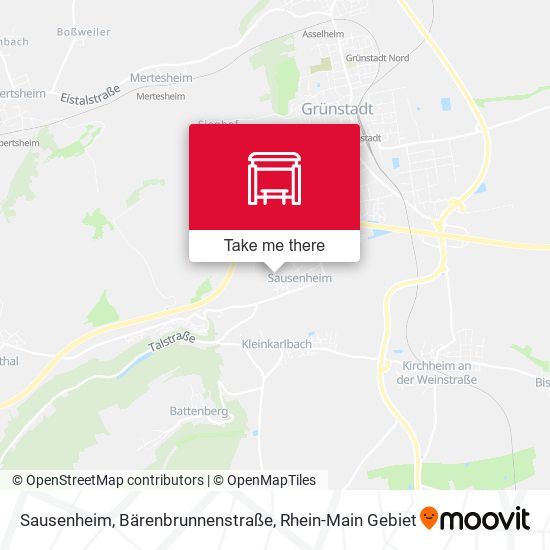 Sausenheim, Bärenbrunnenstraße map
