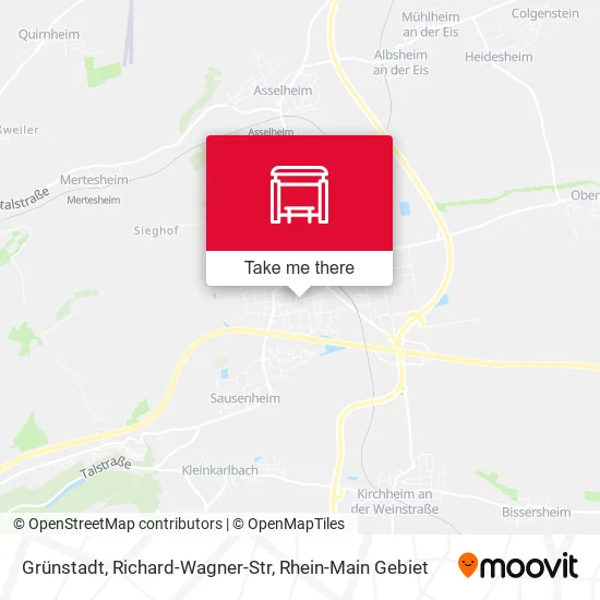 Карта Grünstadt, Richard-Wagner-Str