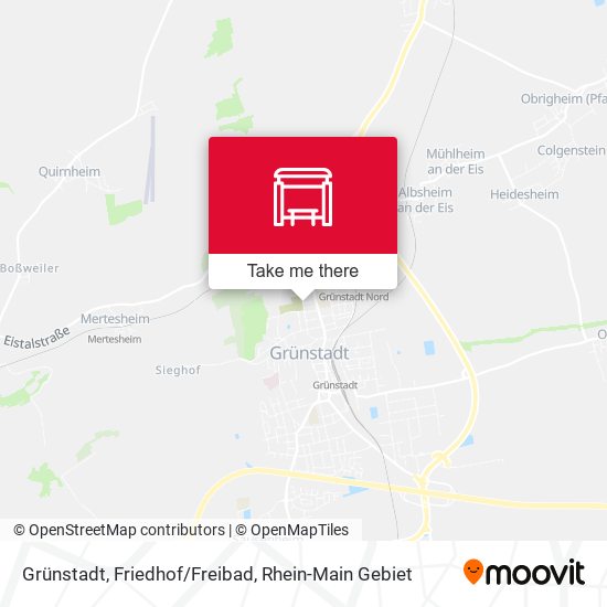 Grünstadt, Friedhof/Freibad map