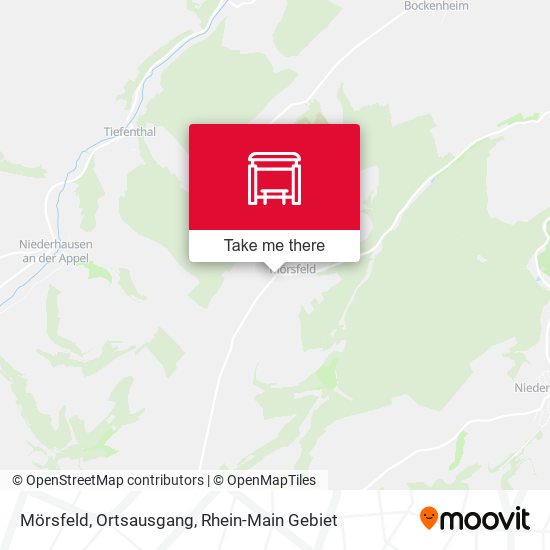 Mörsfeld, Ortsausgang map