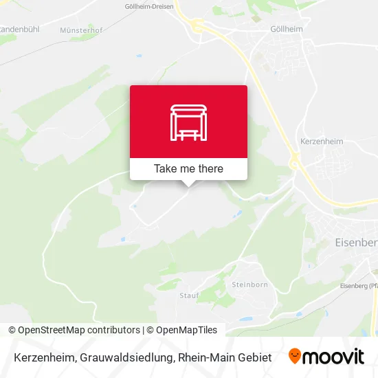 Карта Kerzenheim, Grauwaldsiedlung