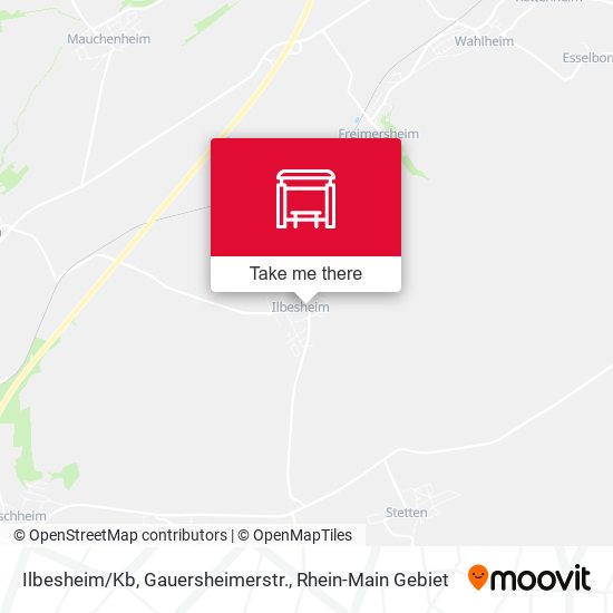 Ilbesheim/Kb, Gauersheimerstr. map