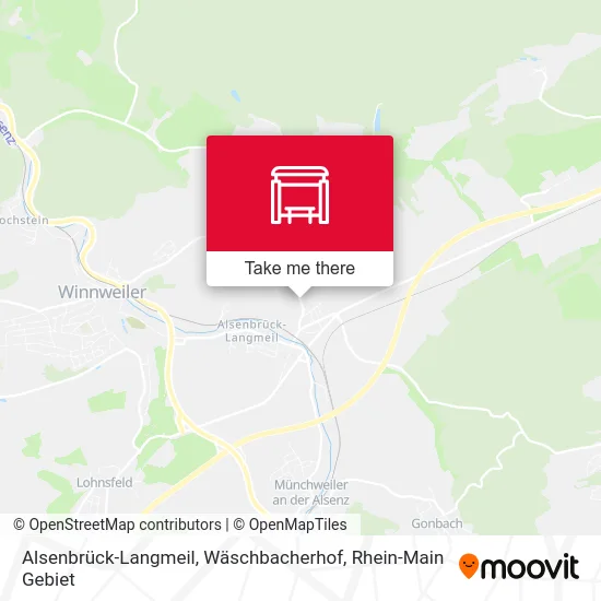 Карта Alsenbrück-Langmeil, Wäschbacherhof