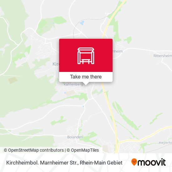 Kirchheimbol. Marnheimer Str. map