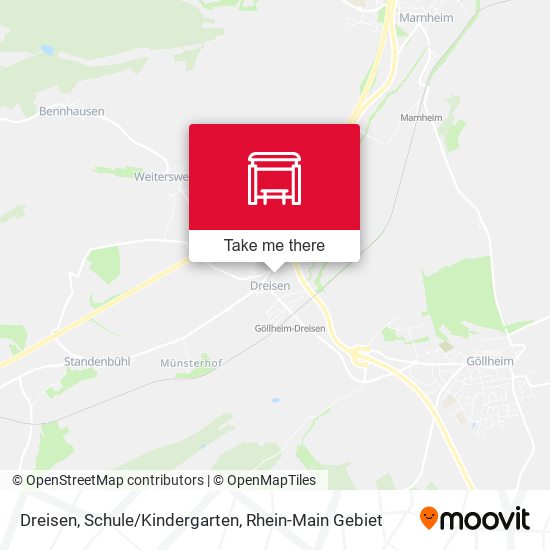 Dreisen, Schule/Kindergarten map