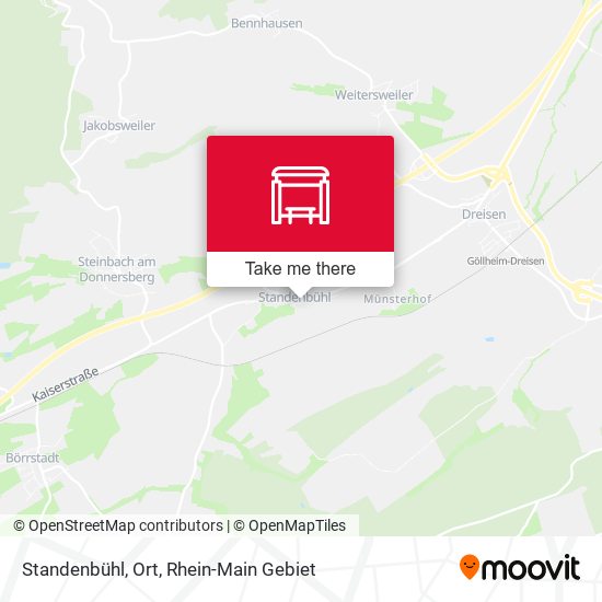 Карта Standenbühl, Ort